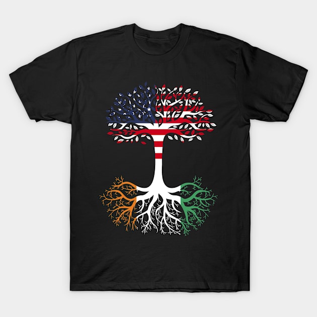 American Grown Cote D'ivoire Roots Cote D'ivoire Flag T-Shirt by BramCrye